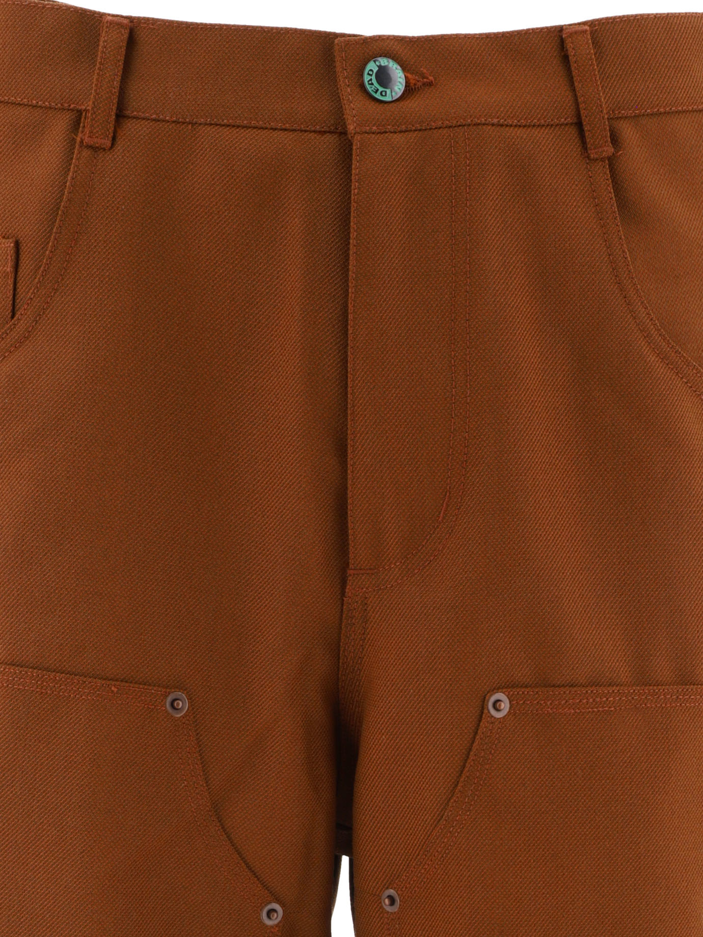 BRAIN DEAD Brown Serge Double Knee trousers